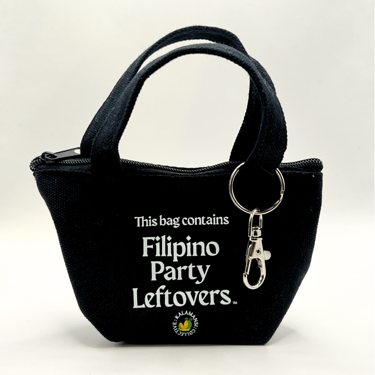 Filipino Party Leftovers Tote Bag® Mini Zippered Black Tote Bag